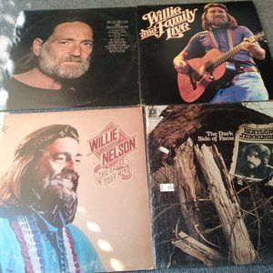 Willie Nelson vinyl records lots